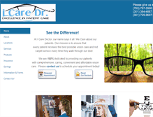 Tablet Screenshot of icaredr.com